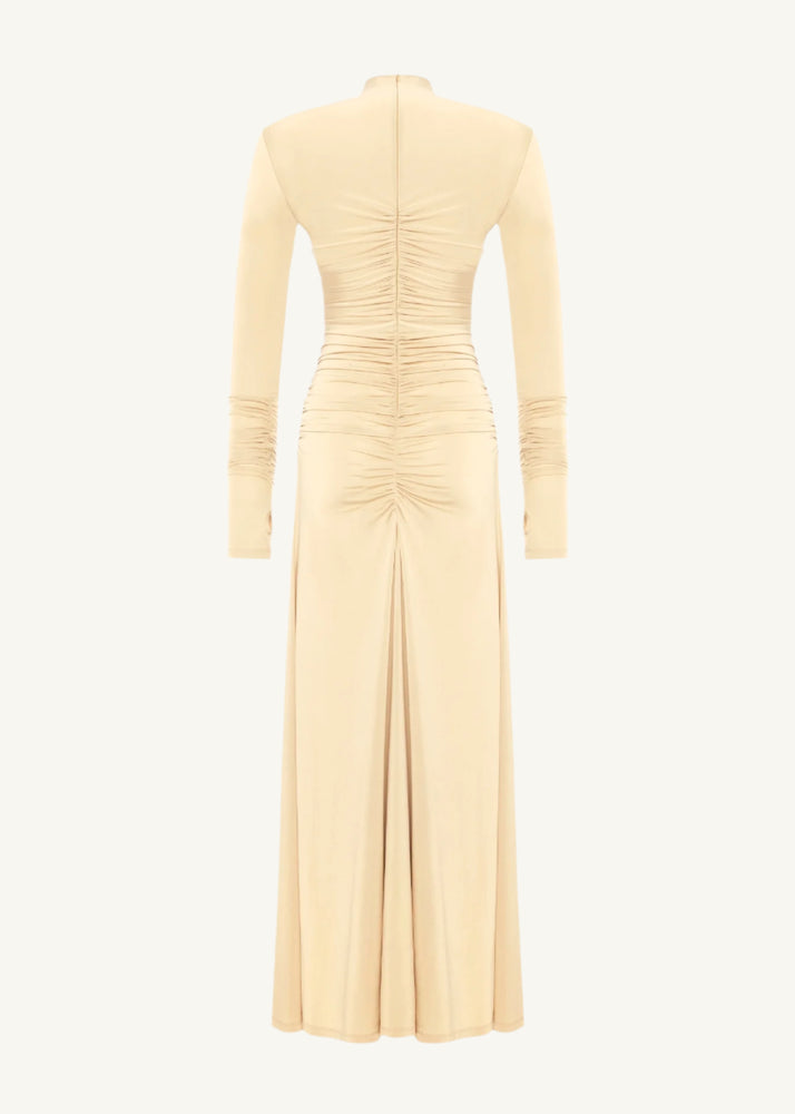 
                  
                    Ayse ruched dress magnolia
                  
                