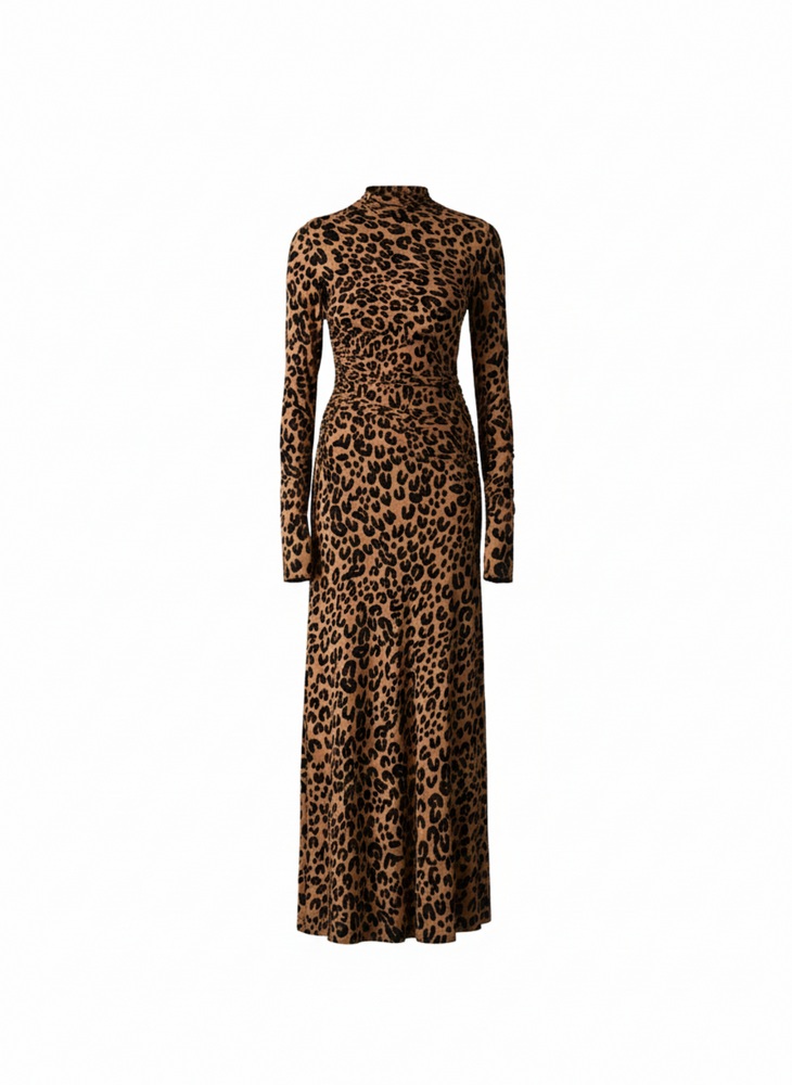 
                  
                    Ayse ruched dress leo
                  
                