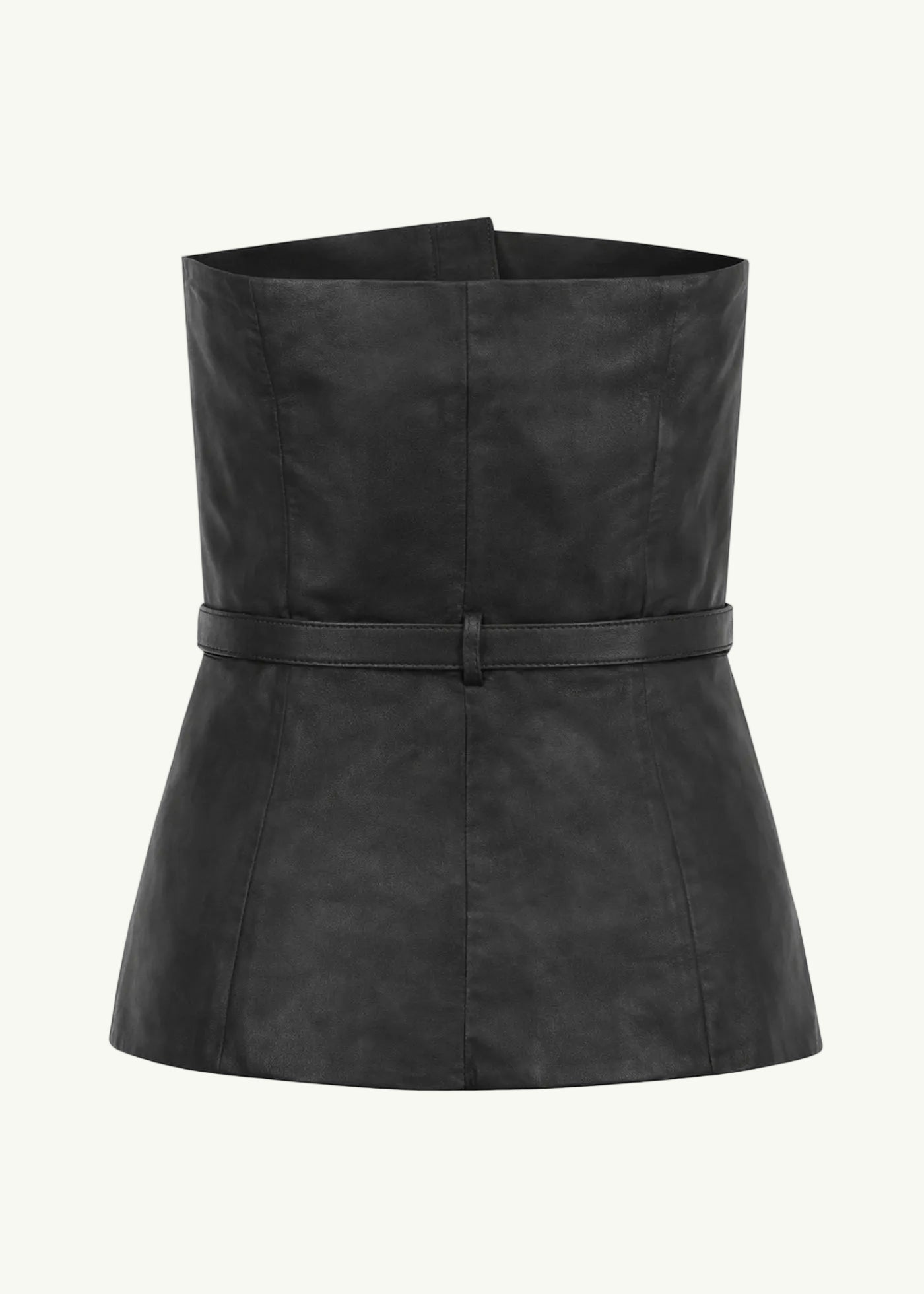 
                  
                    Charlotte belted leather corset
                  
                