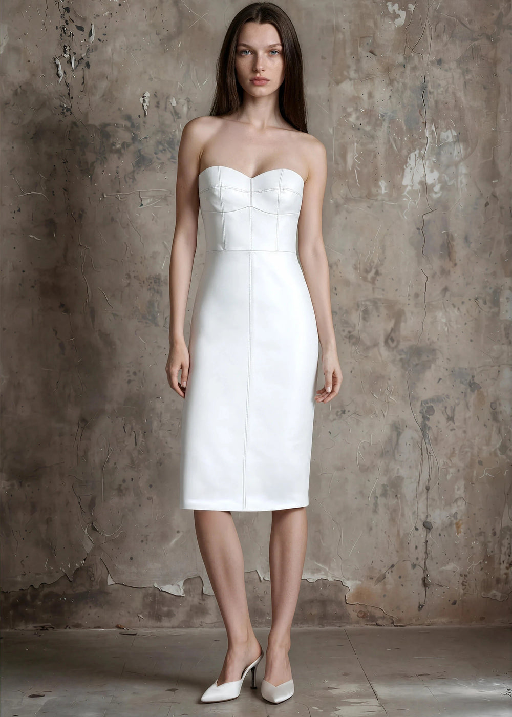 white leather dress women Daria stretch – Ezgi Cinar short-name:Gauzy Sequin Black Color:Blue Dusk Francesca's Collections | Dresses Outer Shell