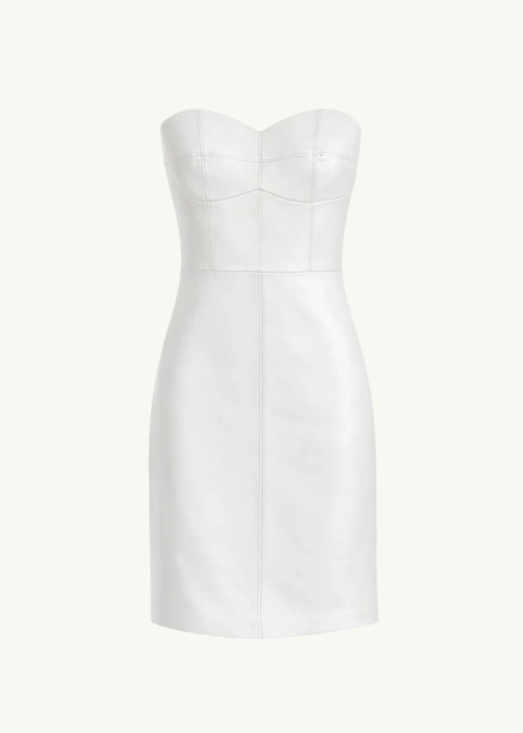 
                  
                    Daria stretch leather dress white
                  
                