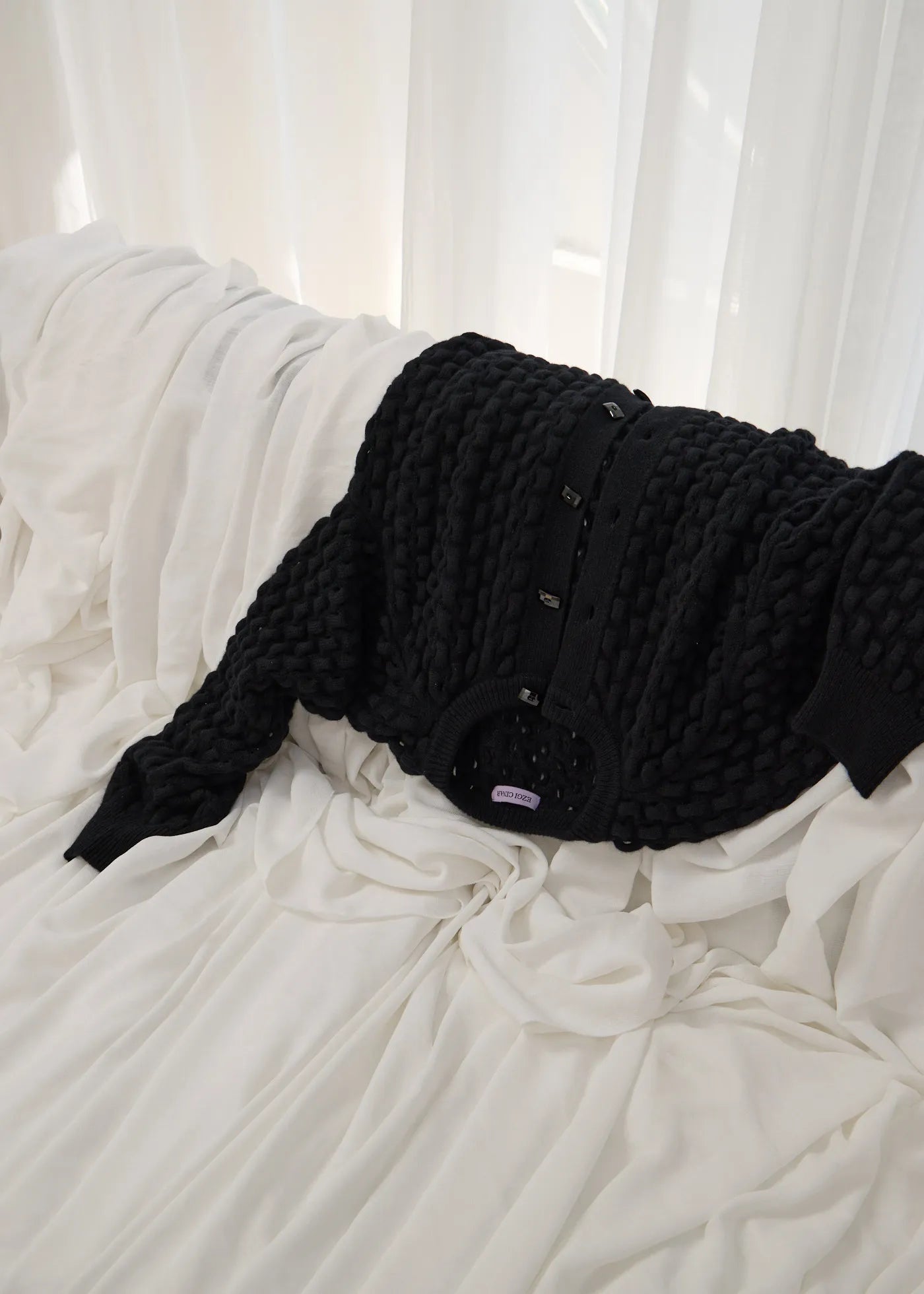 
                  
                    Florence Cashmere Cardigan Black
                  
                