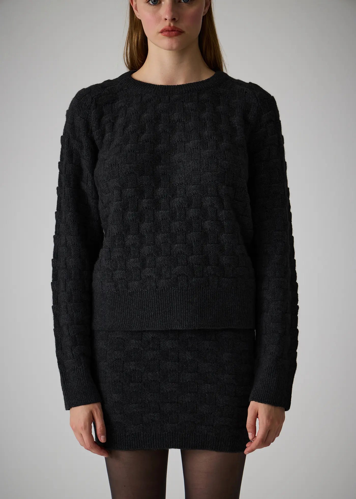 
                  
                    Alla cashmere mini skirt black
                  
                
