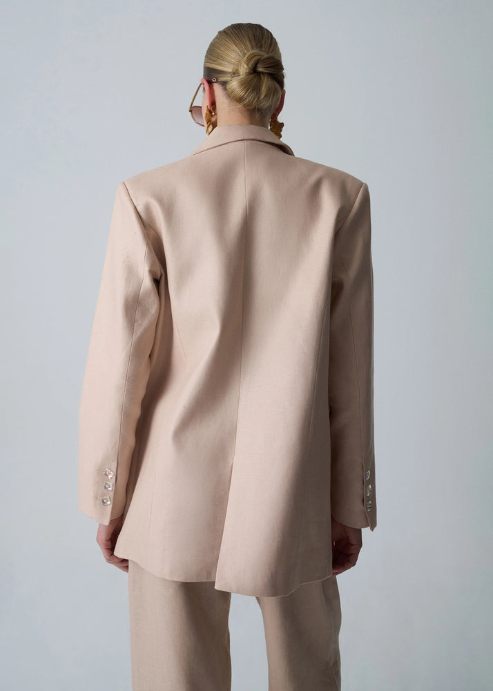 
                  
                    Caro linen oversize blazer
                  
                