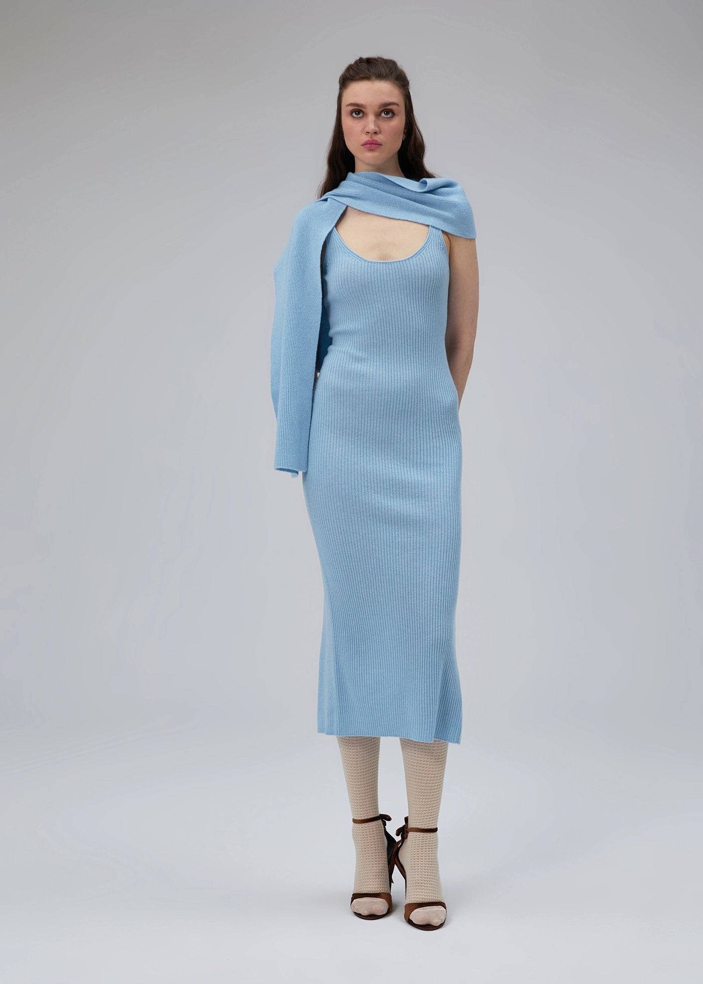 
                  
                    Jolie Cashmere Dress baby blue
                  
                