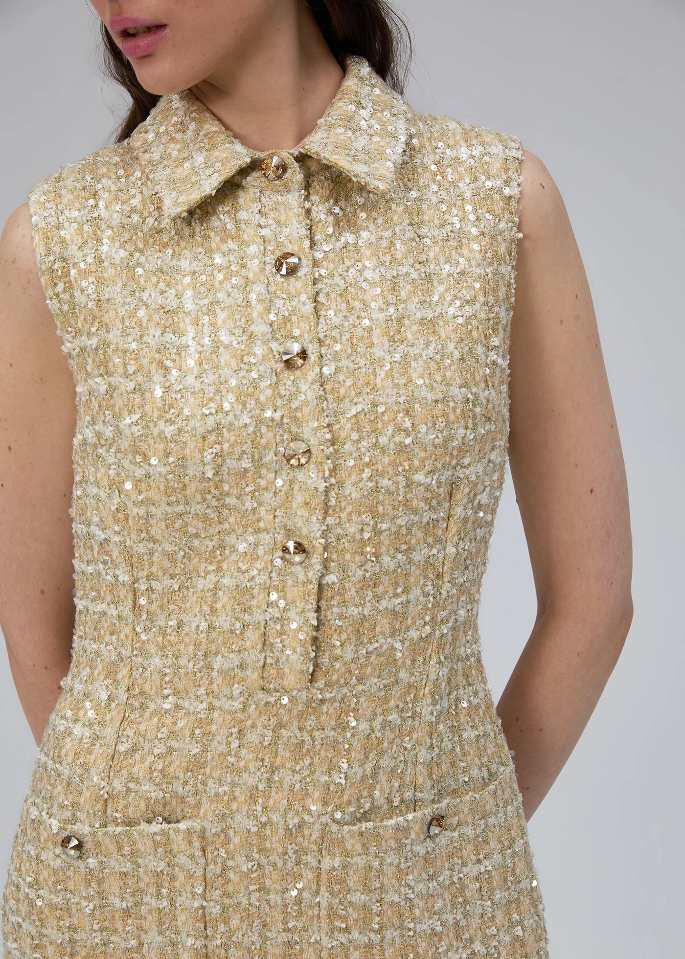 
                  
                    Derya french tweed dress
                  
                