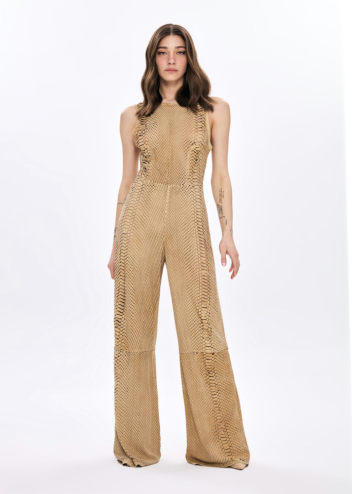 
                  
                    Kate suede leather jumpsuit
                  
                