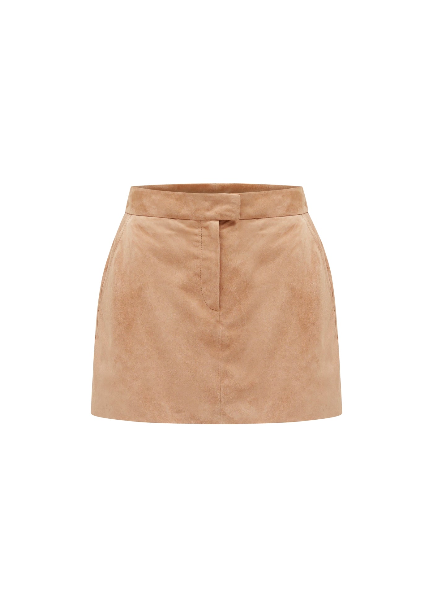 
                  
                    Olena suede leather mini skirt beige
                  
                