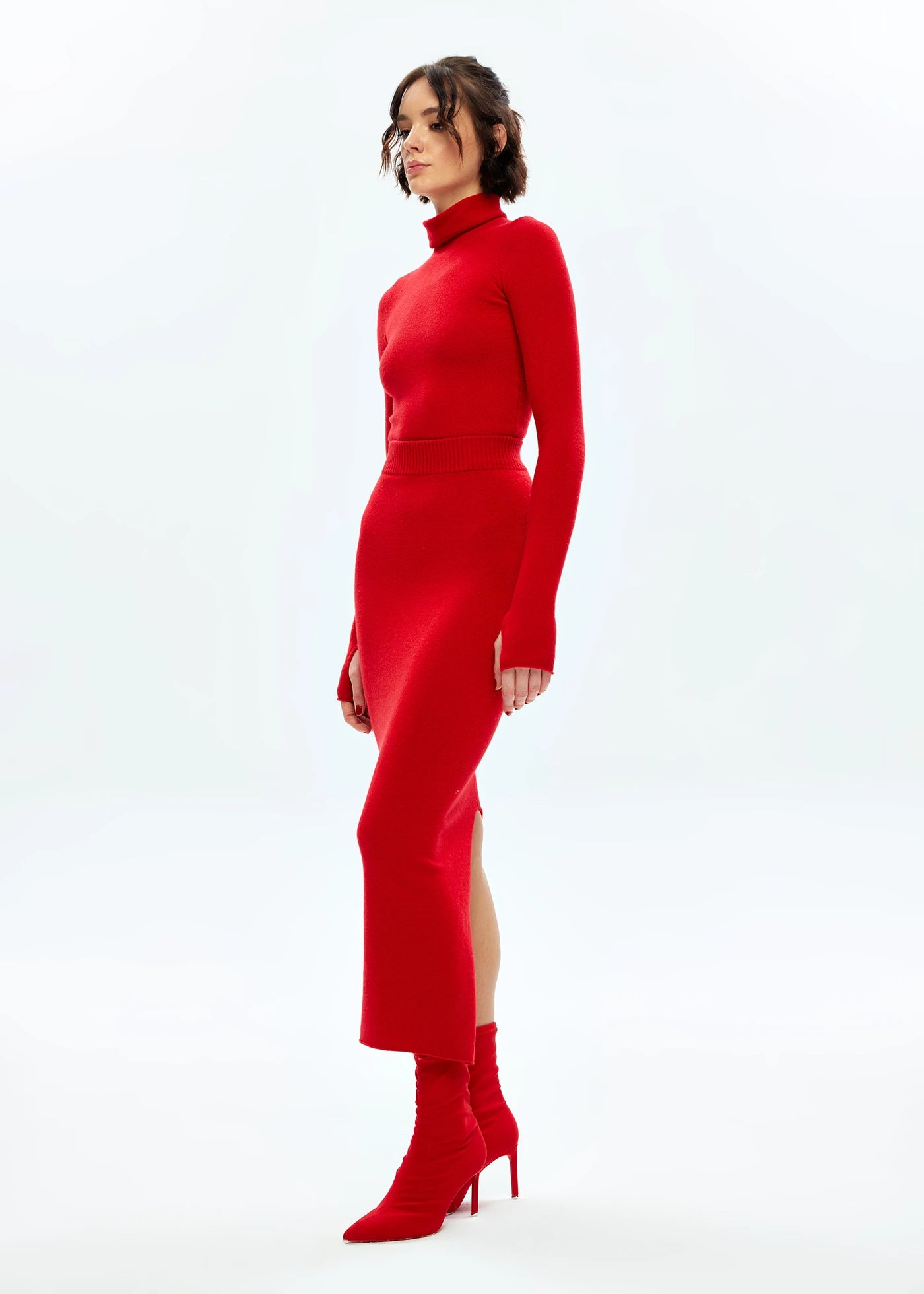 
                  
                    Anina cashmere skirt red
                  
                