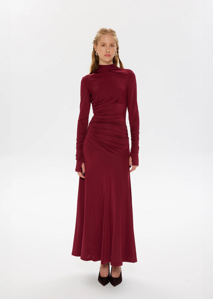 
                  
                    Ayse ruched dress
                  
                