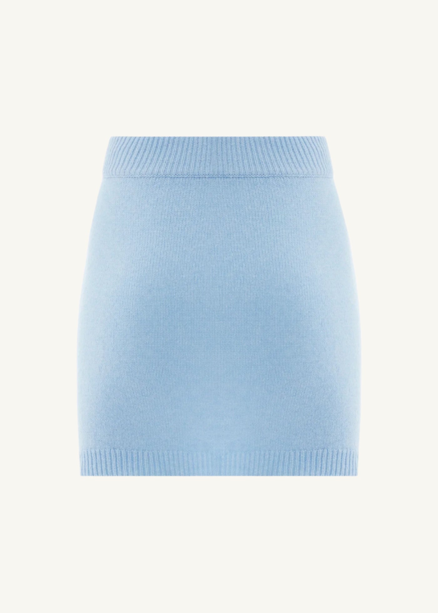 
                  
                    Ele cashmere mini skirt baby blue
                  
                