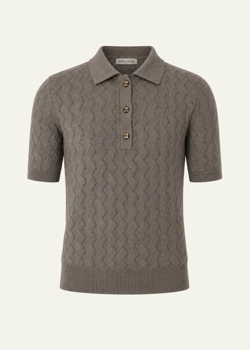 
                  
                    Feyza cashmere polo shirt
                  
                