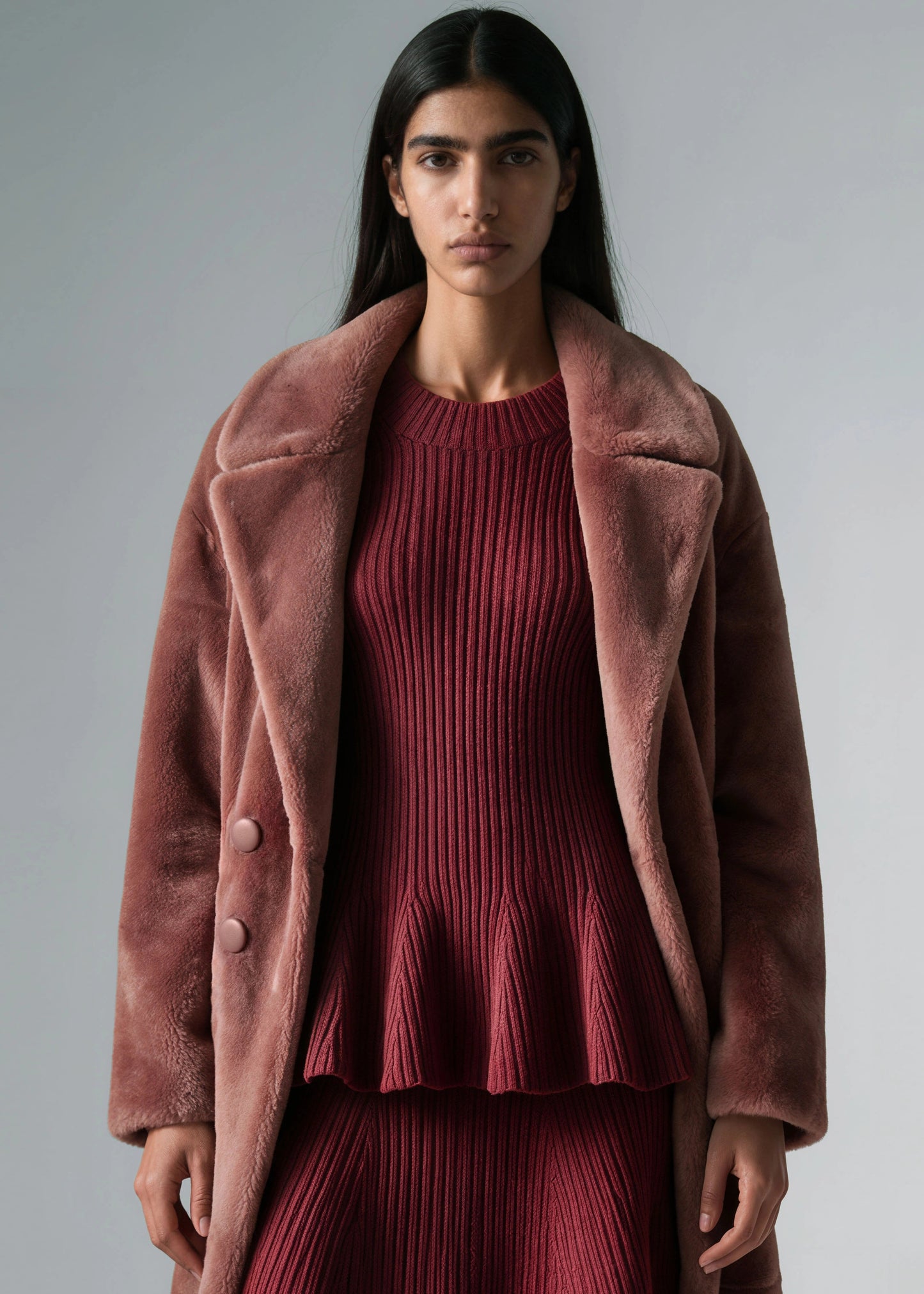 
                  
                    Leoni cashmere skirt rosewood
                  
                