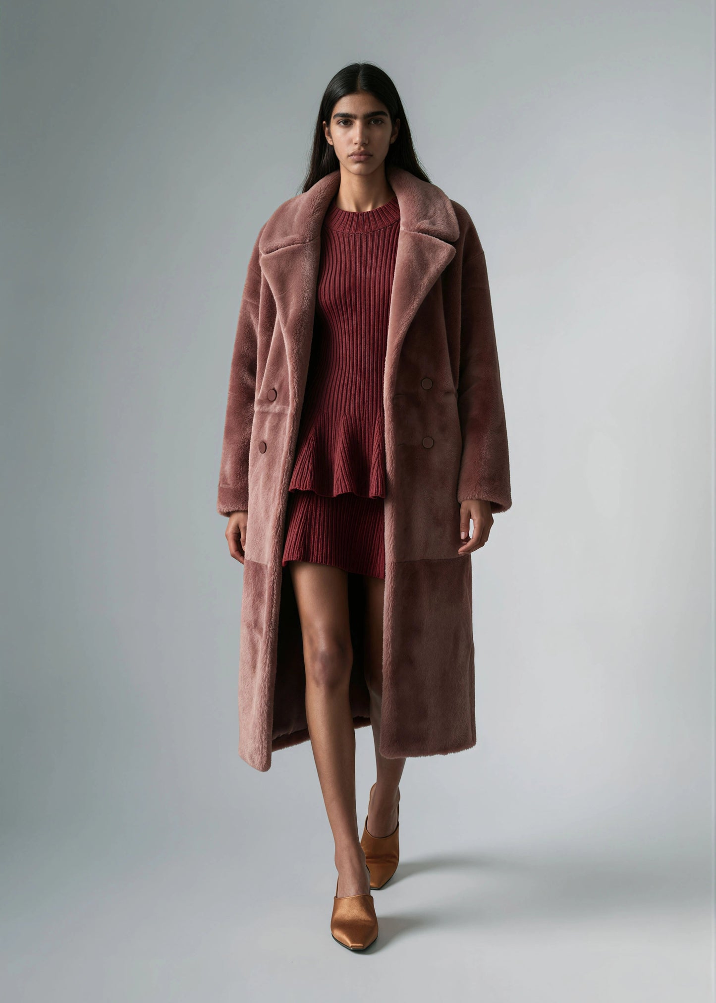 
                  
                    Leoni cashmere skirt rosewood
                  
                