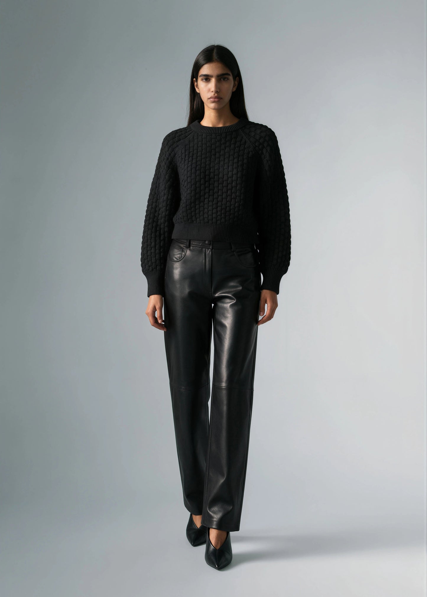 
                  
                    Christine leather pants black
                  
                