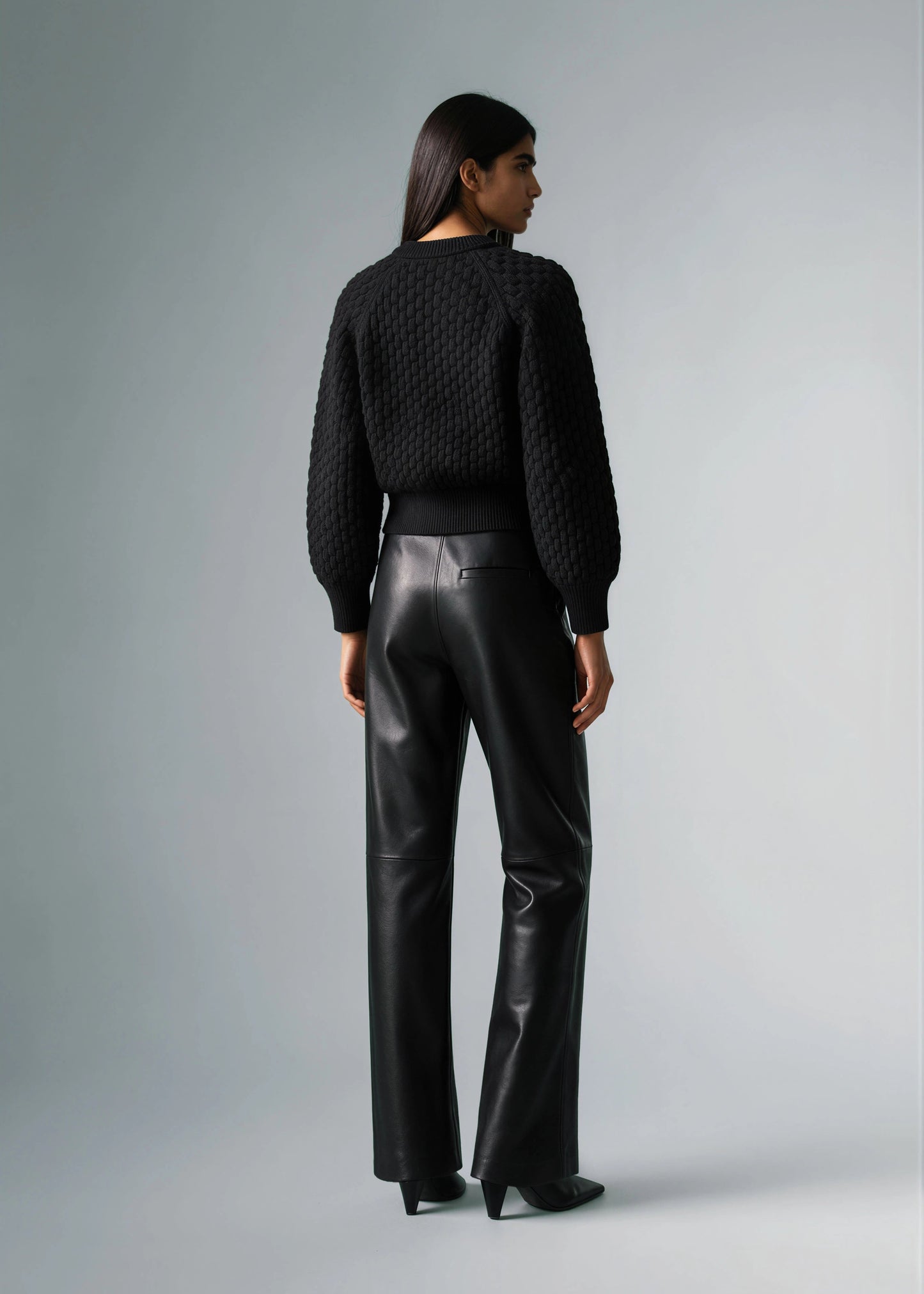 
                  
                    Christine leather pants black
                  
                