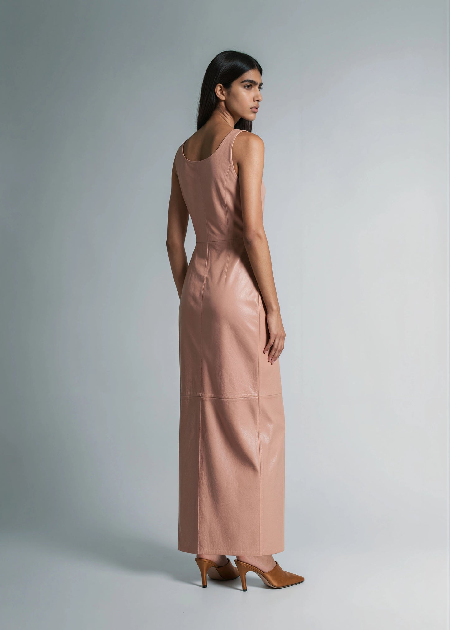 
                  
                    Diana leather dress long
                  
                