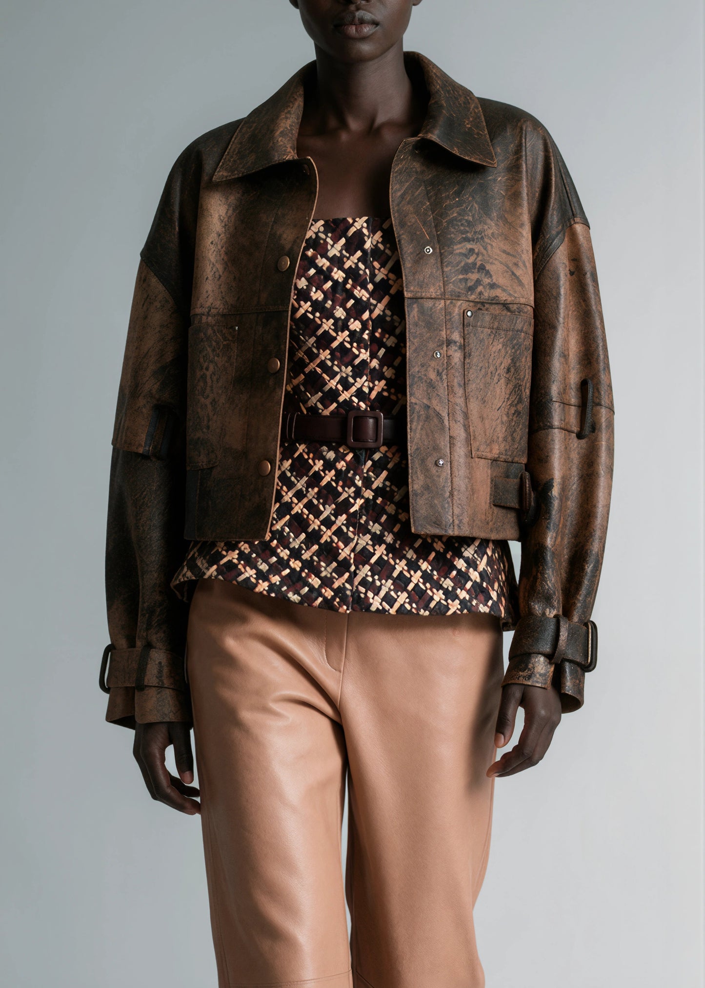 
                  
                    Arden leather jacket
                  
                