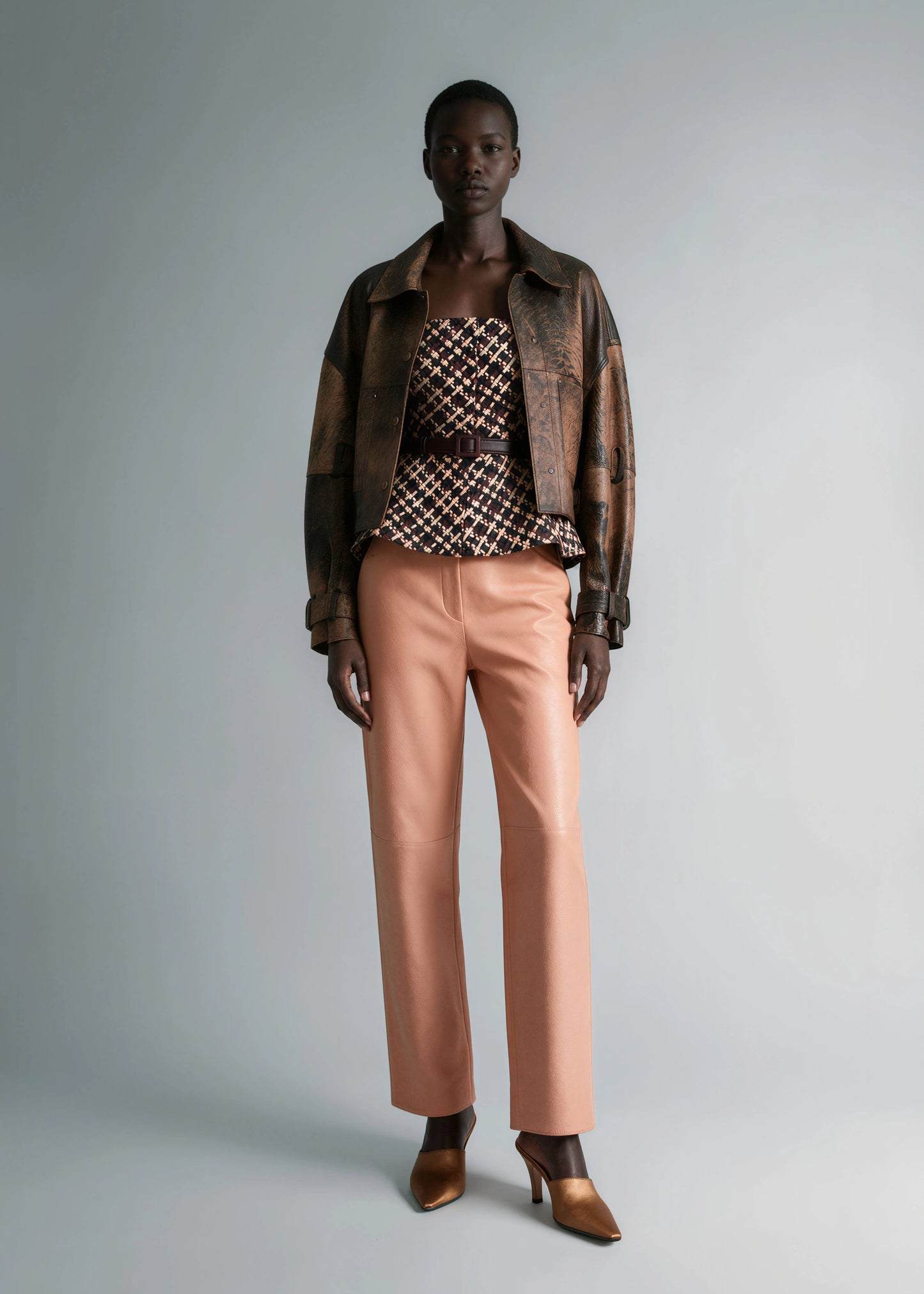 
                  
                    Arden leather jacket
                  
                