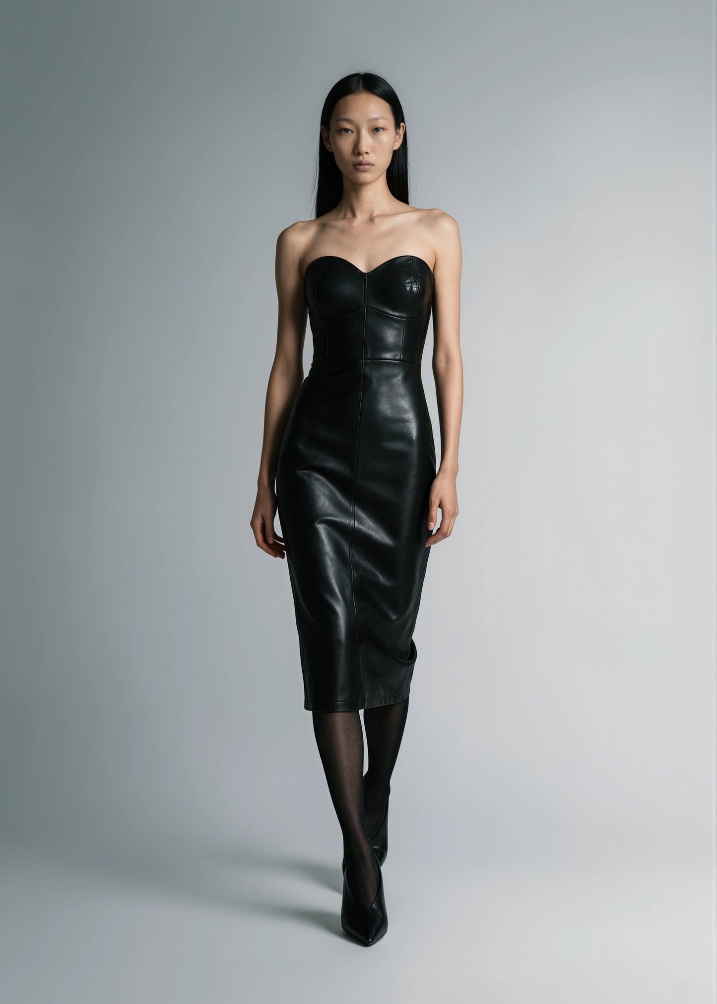 
                  
                    Daria stretch leather dress
                  
                