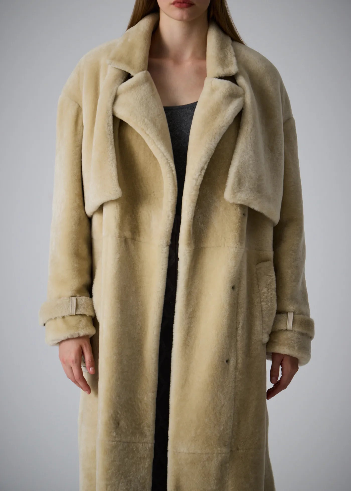 
                  
                    PRE-ORDER Bella Shearling Trench Coat
                  
                