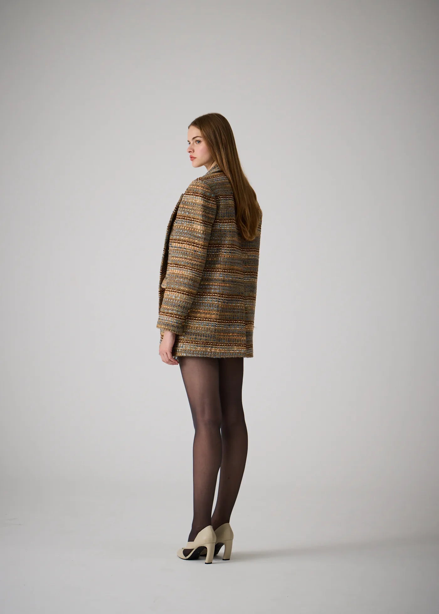 
                  
                    Caro tweed oversize blazer gray-blue
                  
                