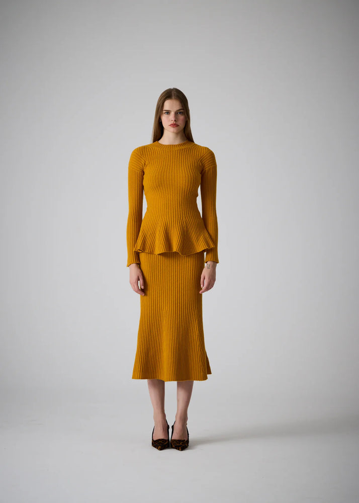 
                  
                    Vita cashmere skirt Mustard
                  
                