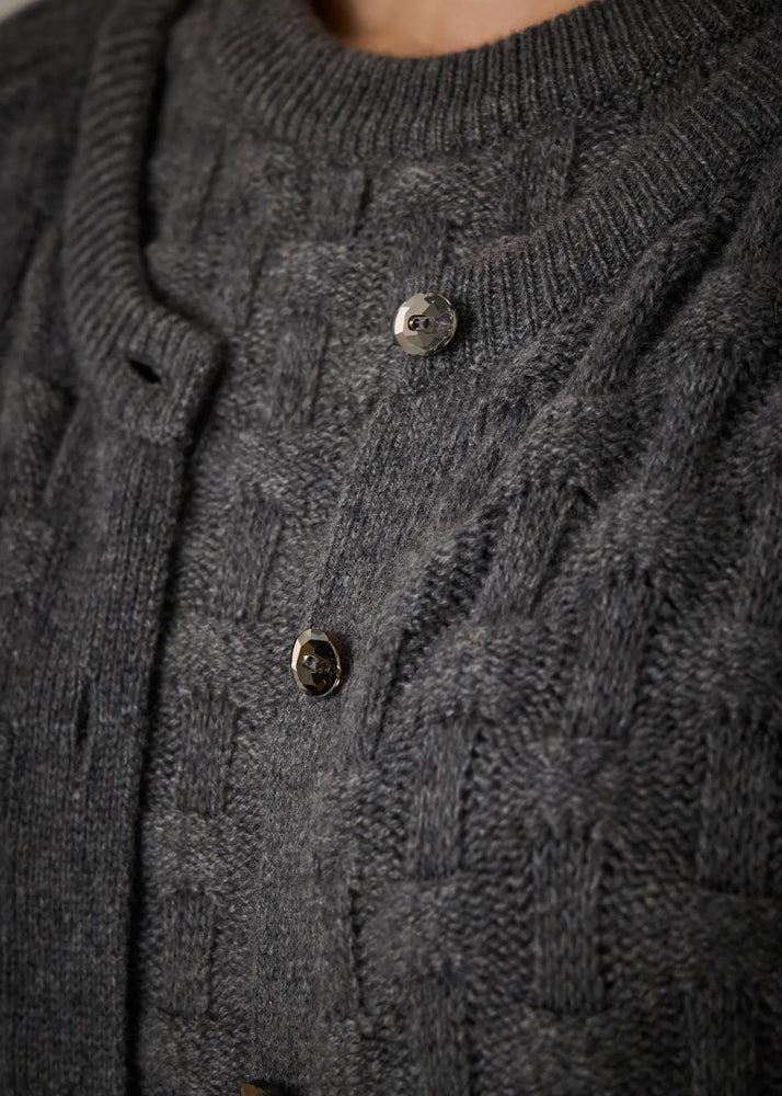 
                  
                    Arden Cashmere Long Cardigan Gray
                  
                