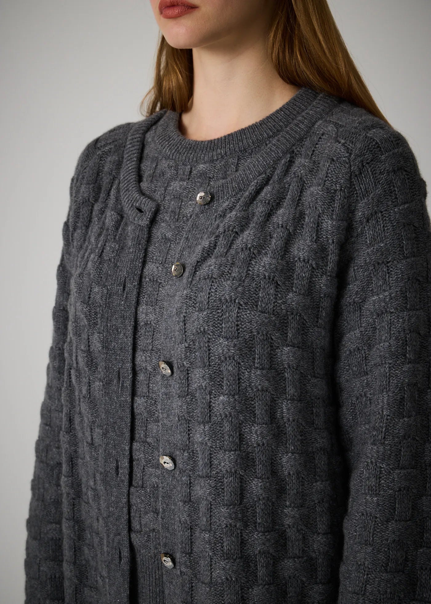 
                  
                    Arden Cashmere Long Cardigan Gray
                  
                