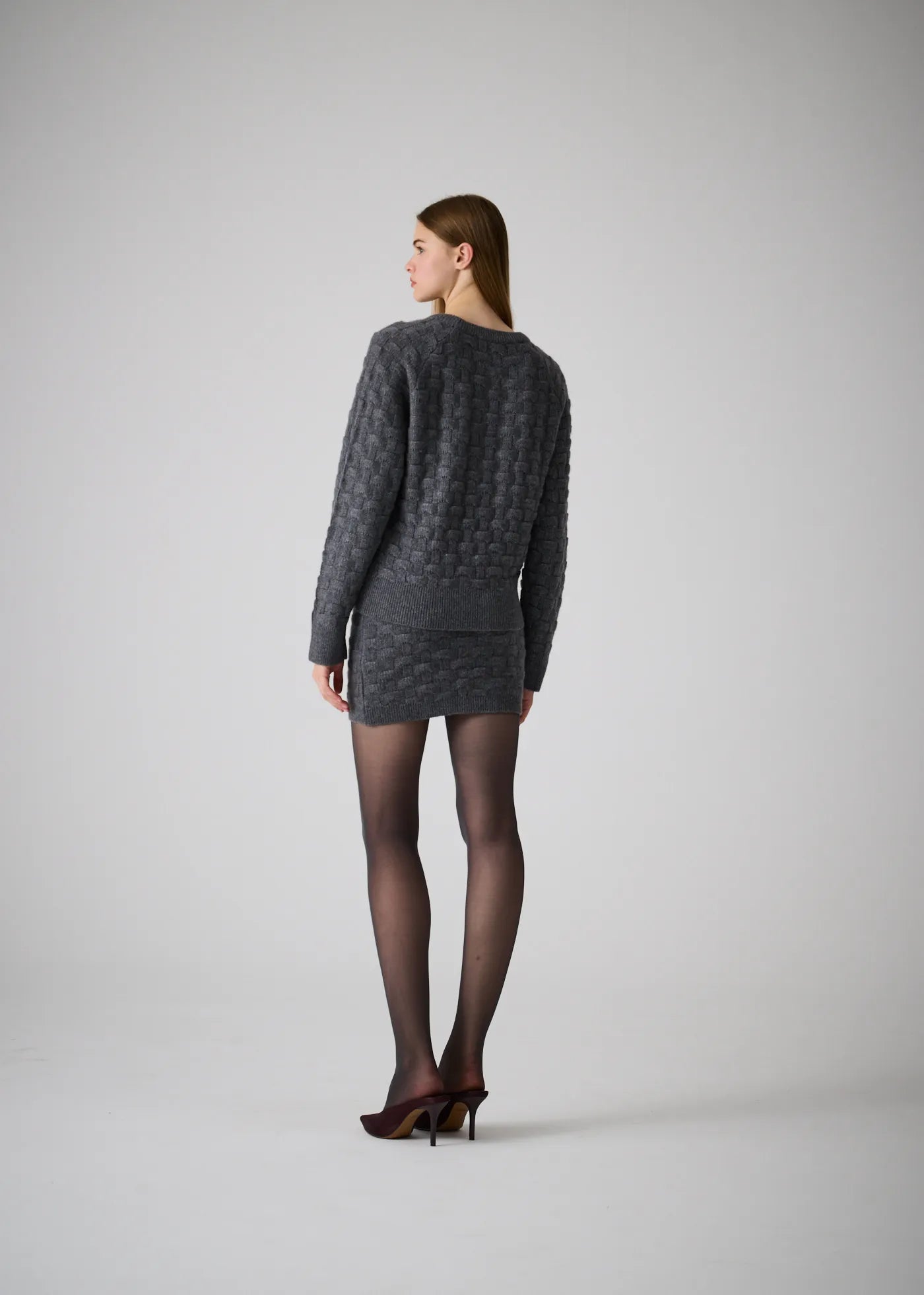 
                  
                    Alla cashmere mini skirt gray
                  
                