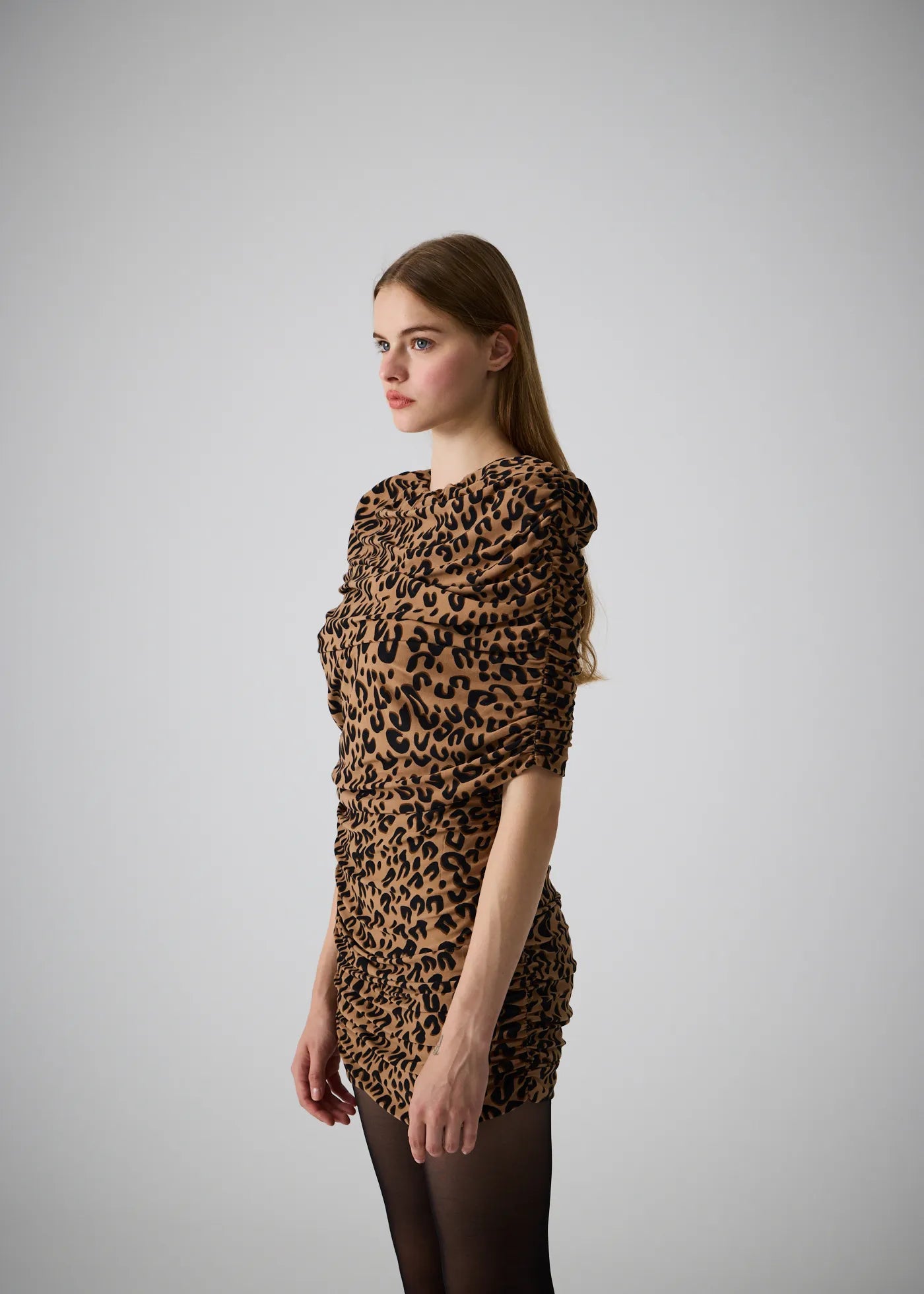 
                  
                    Zeynep cape effect dress leo
                  
                