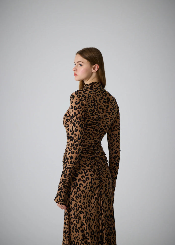 
                  
                    Ayse ruched dress leo
                  
                