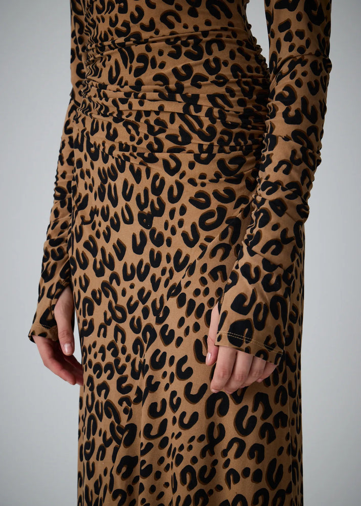 
                  
                    Ayse ruched dress leo
                  
                