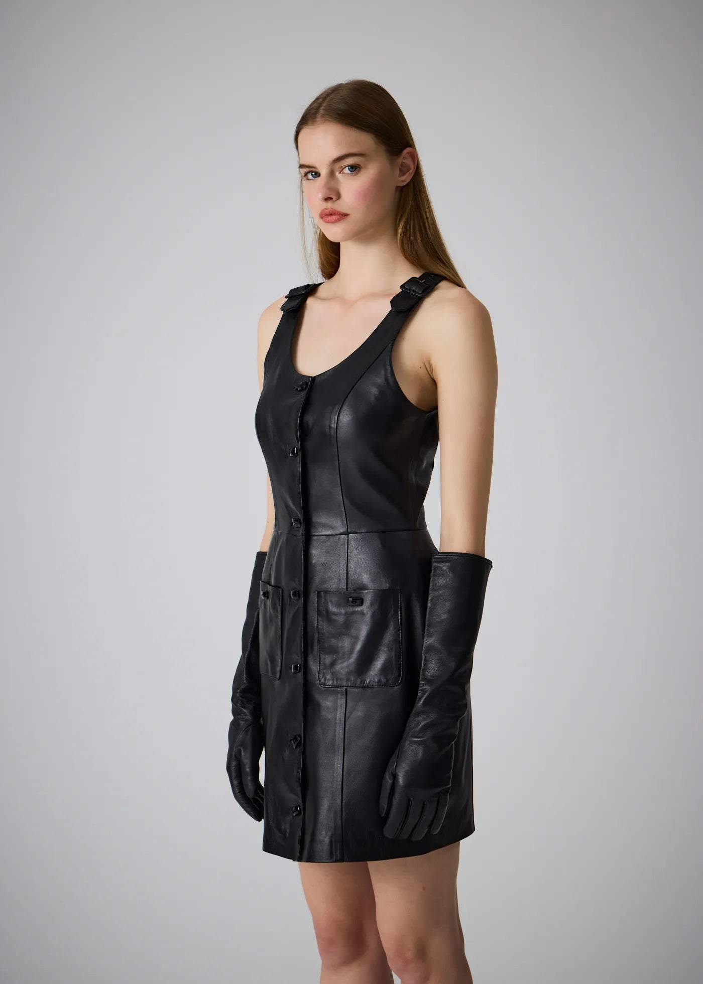 
                  
                    Diana leather dress
                  
                