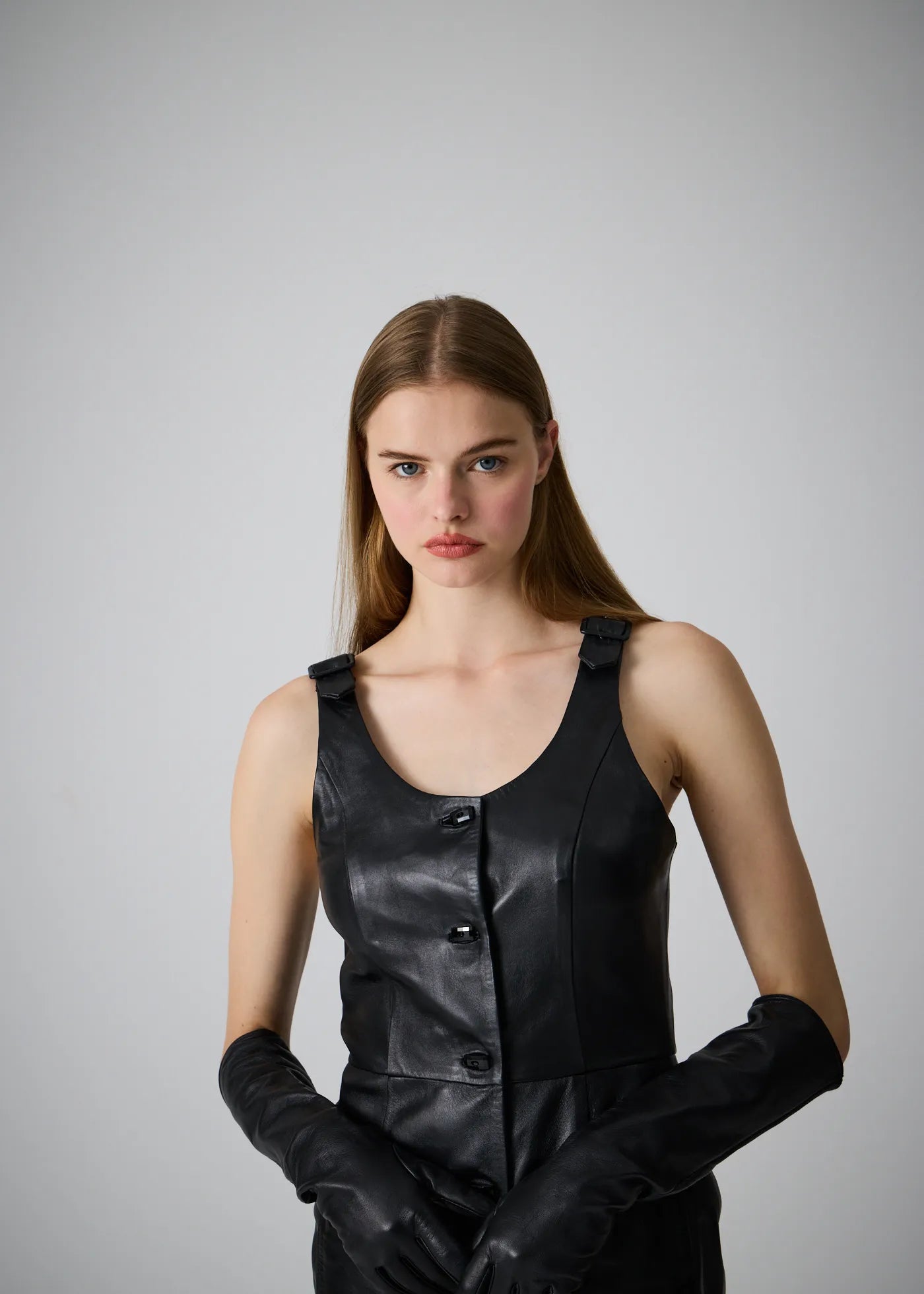 
                  
                    Diana leather dress
                  
                