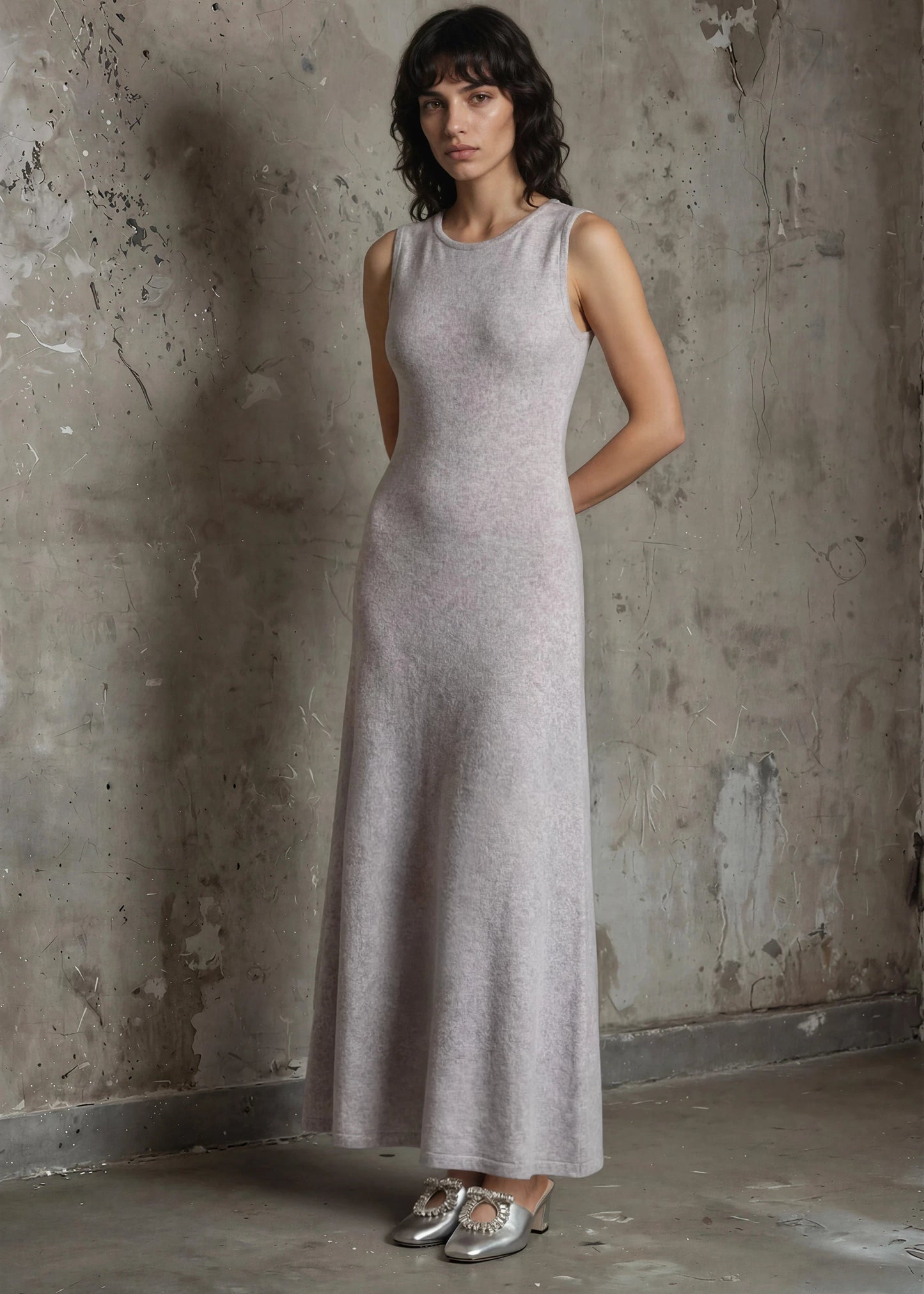 
                  
                    Jane cashmere dress malt
                  
                