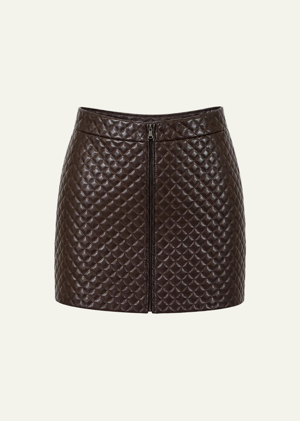 
                  
                    Madina quilted  leather skirt
                  
                