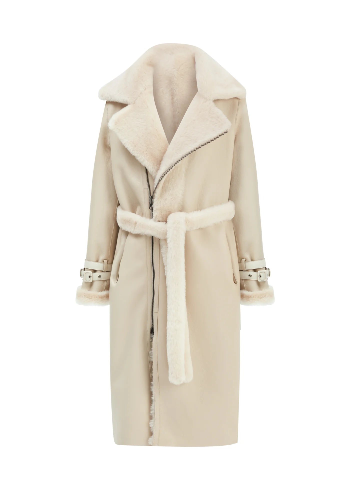 E Merino Shearling Coat Reversible Ezgi Cinar