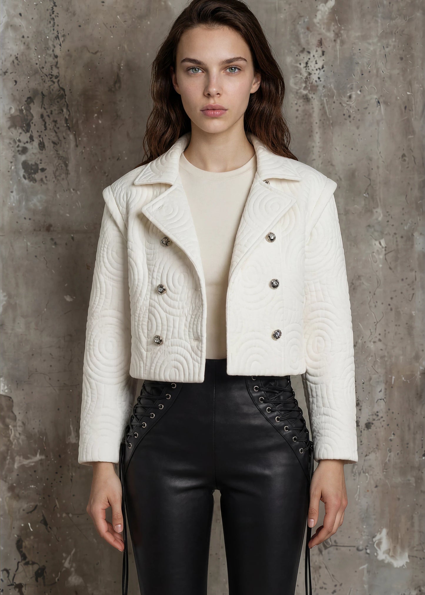 
                  
                    Sim stretch leather pants
                  
                