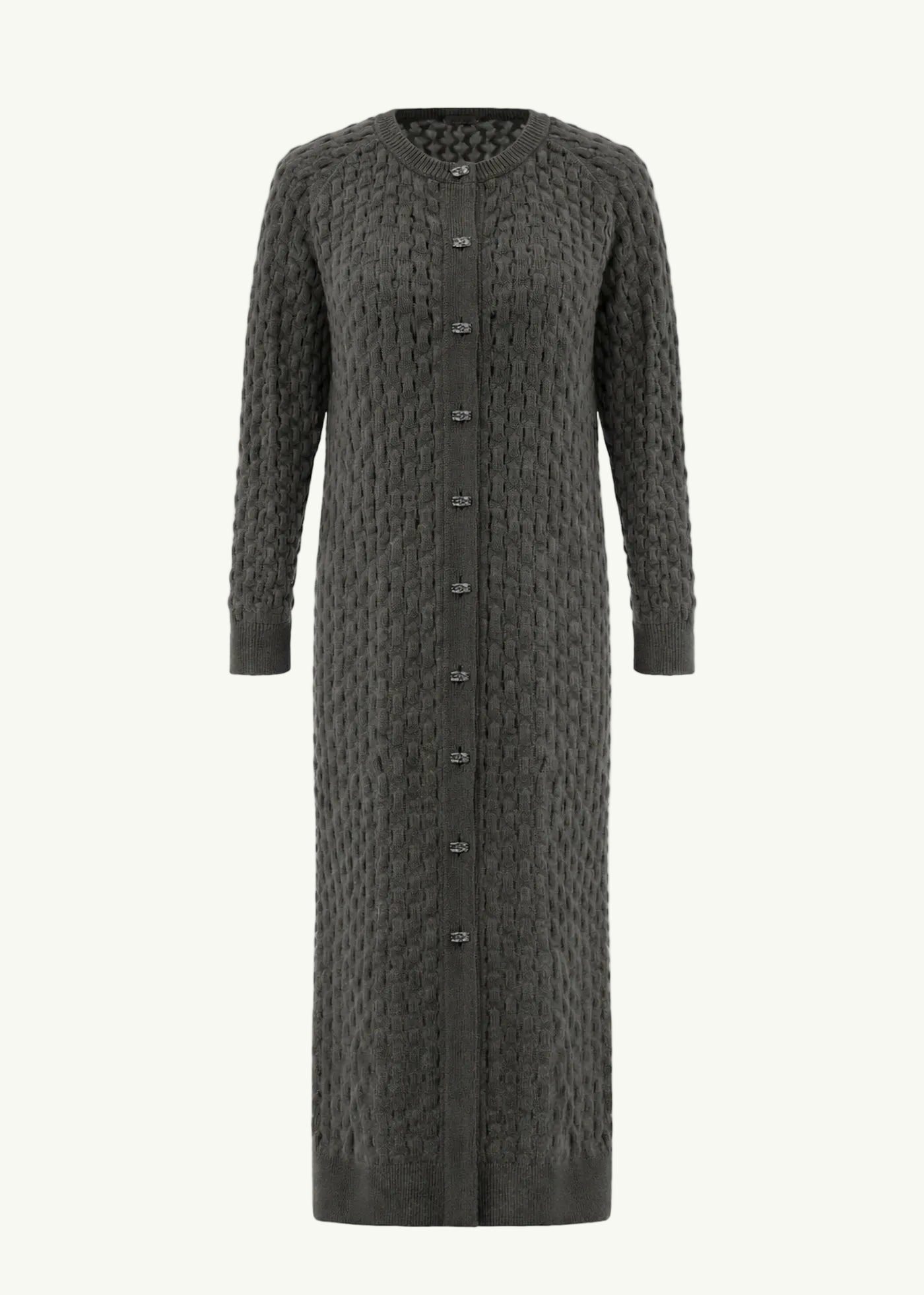 
                  
                    Fabia Cashmere Long Cardigan moss green
                  
                