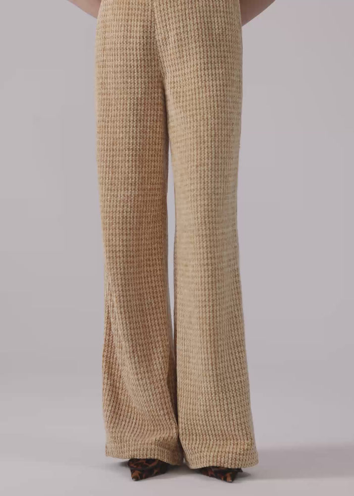 
                  
                    Load and play video in Gallery viewer, Ivona velvet tweed pants
                  
                