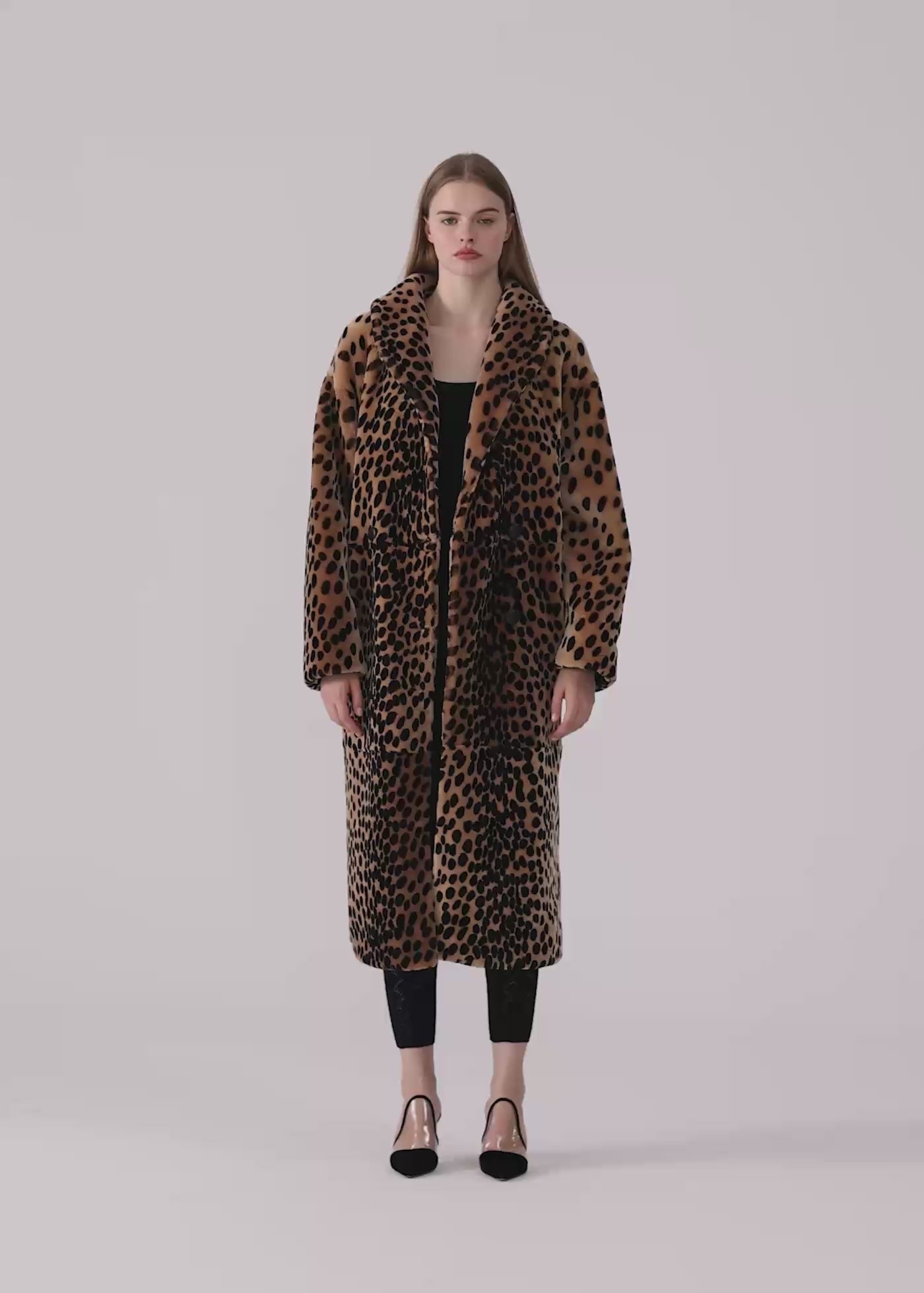 
                  
                    Load and play video in Gallery viewer, PRE-ORDER Gloria Shearling Coat
                  
                