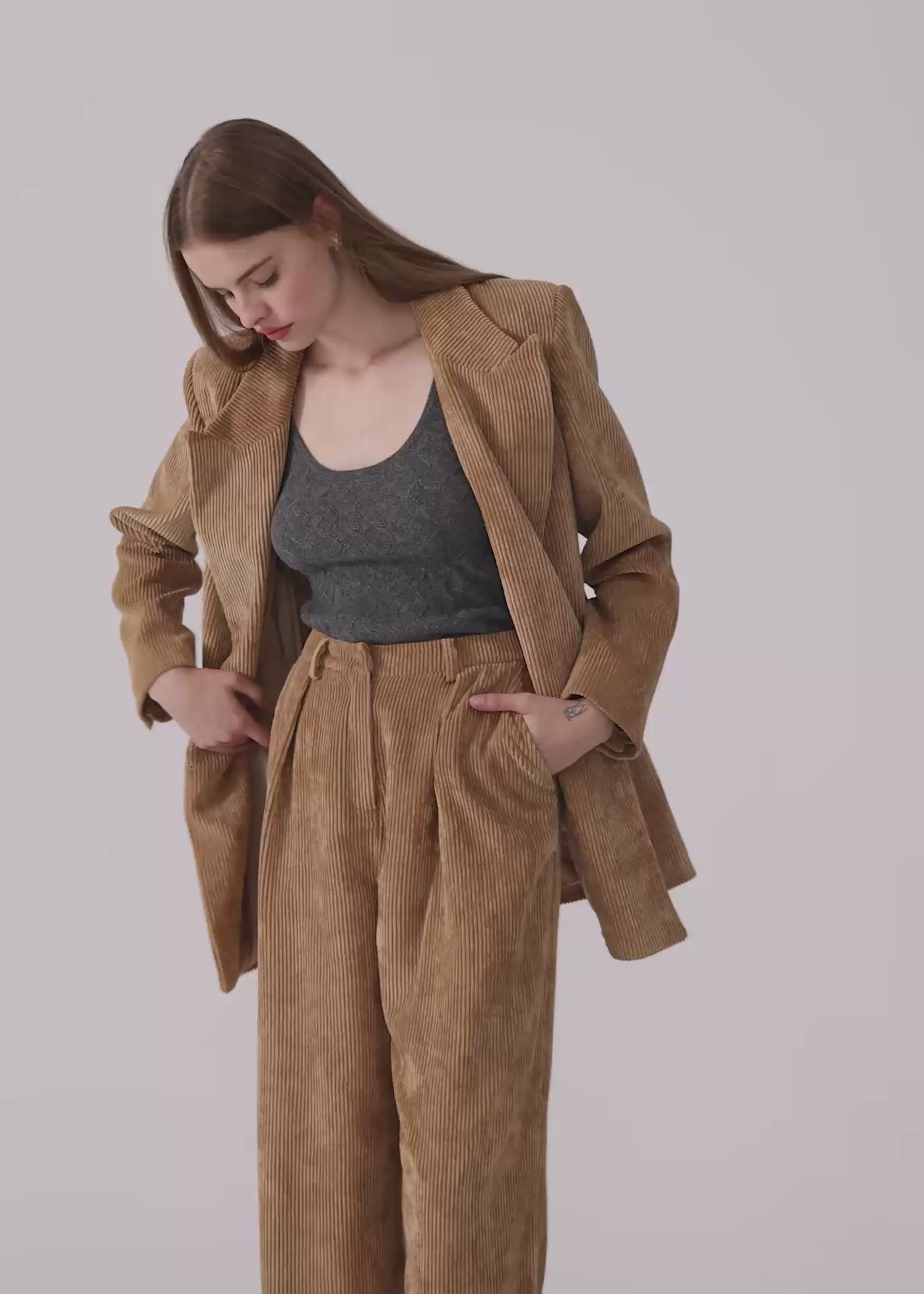 
                  
                    Load and play video in Gallery viewer, Daniela corduroy pants
                  
                