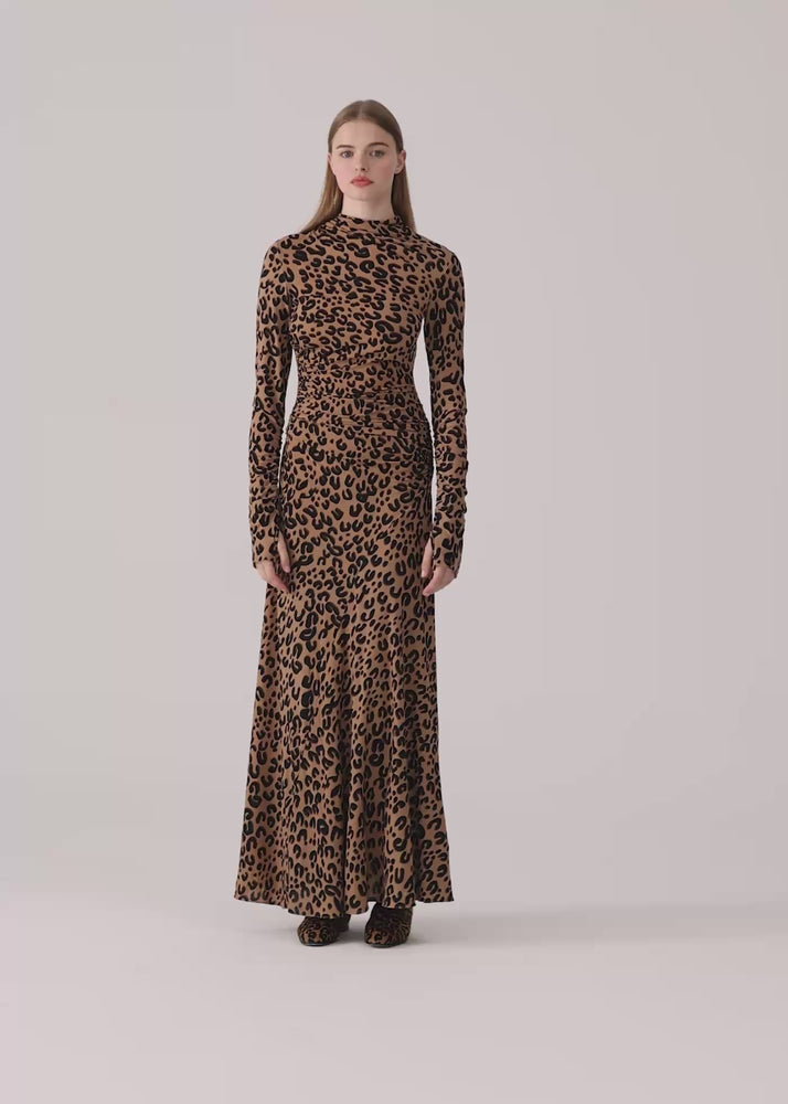 
                  
                    Load and play video in Gallery viewer, Ayse ruched dress leo
                  
                