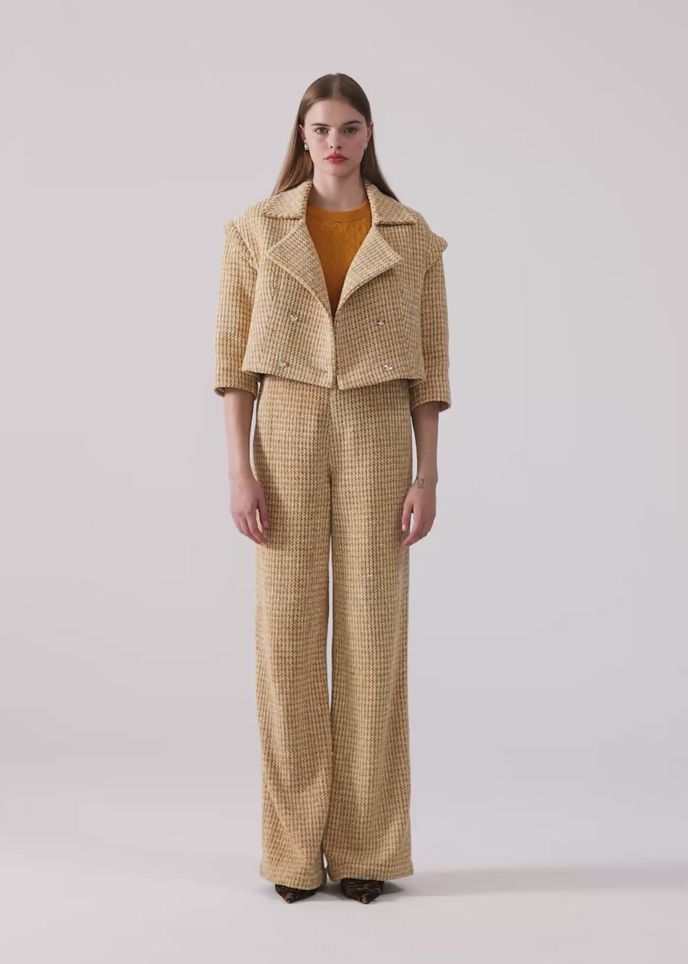 Anna velvet tweed jacket