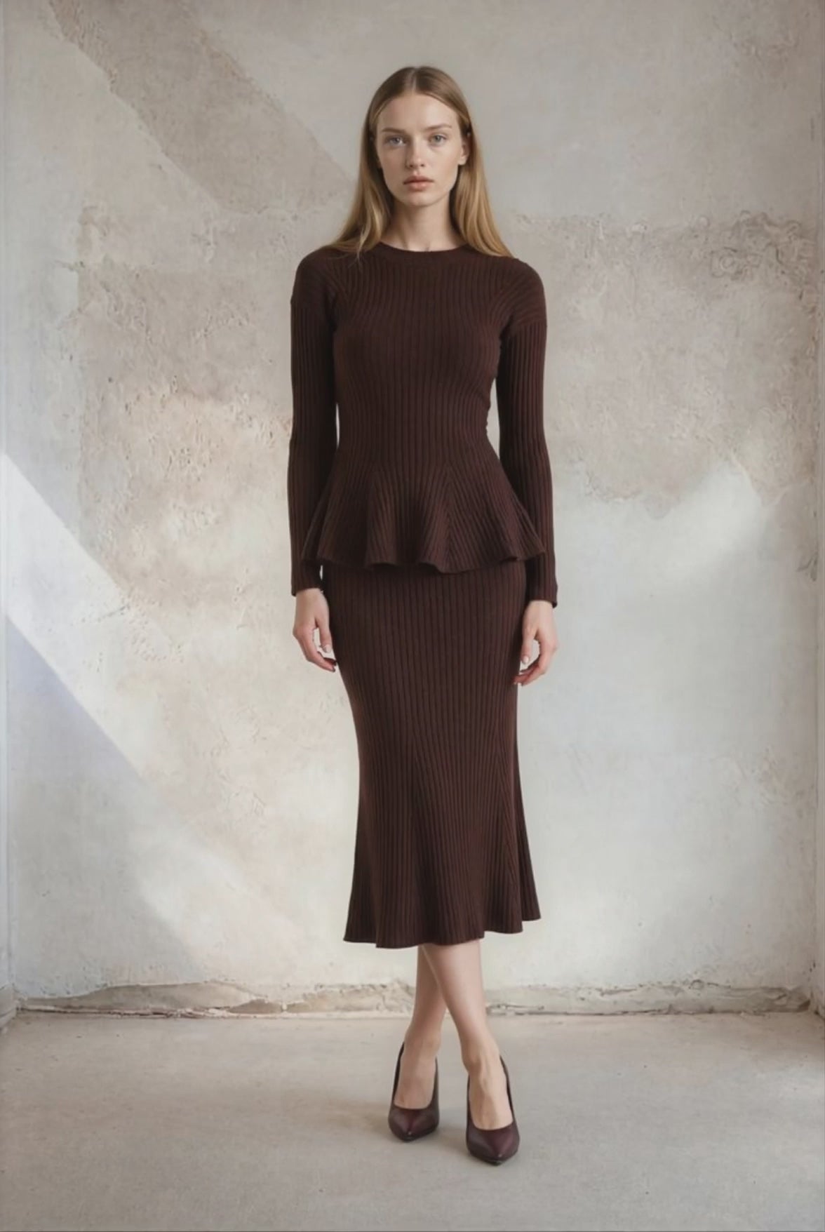 
                  
                    Load and play video in Gallery viewer, Anna cashmere jumper brown
                  
                