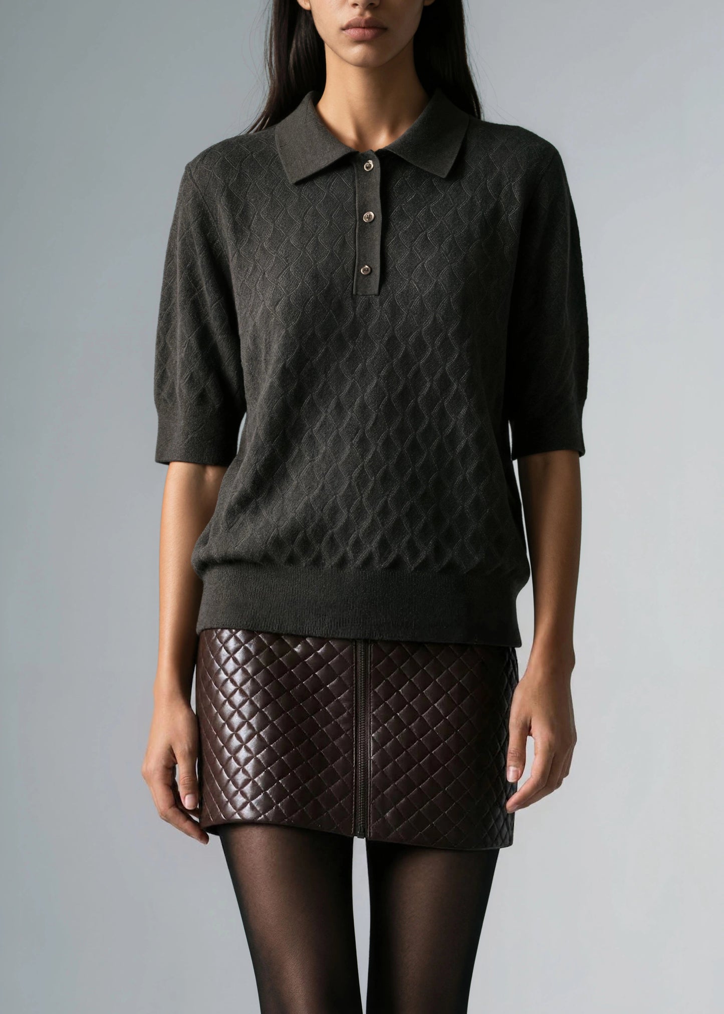 
                  
                    Feyza cashmere polo shirt
                  
                