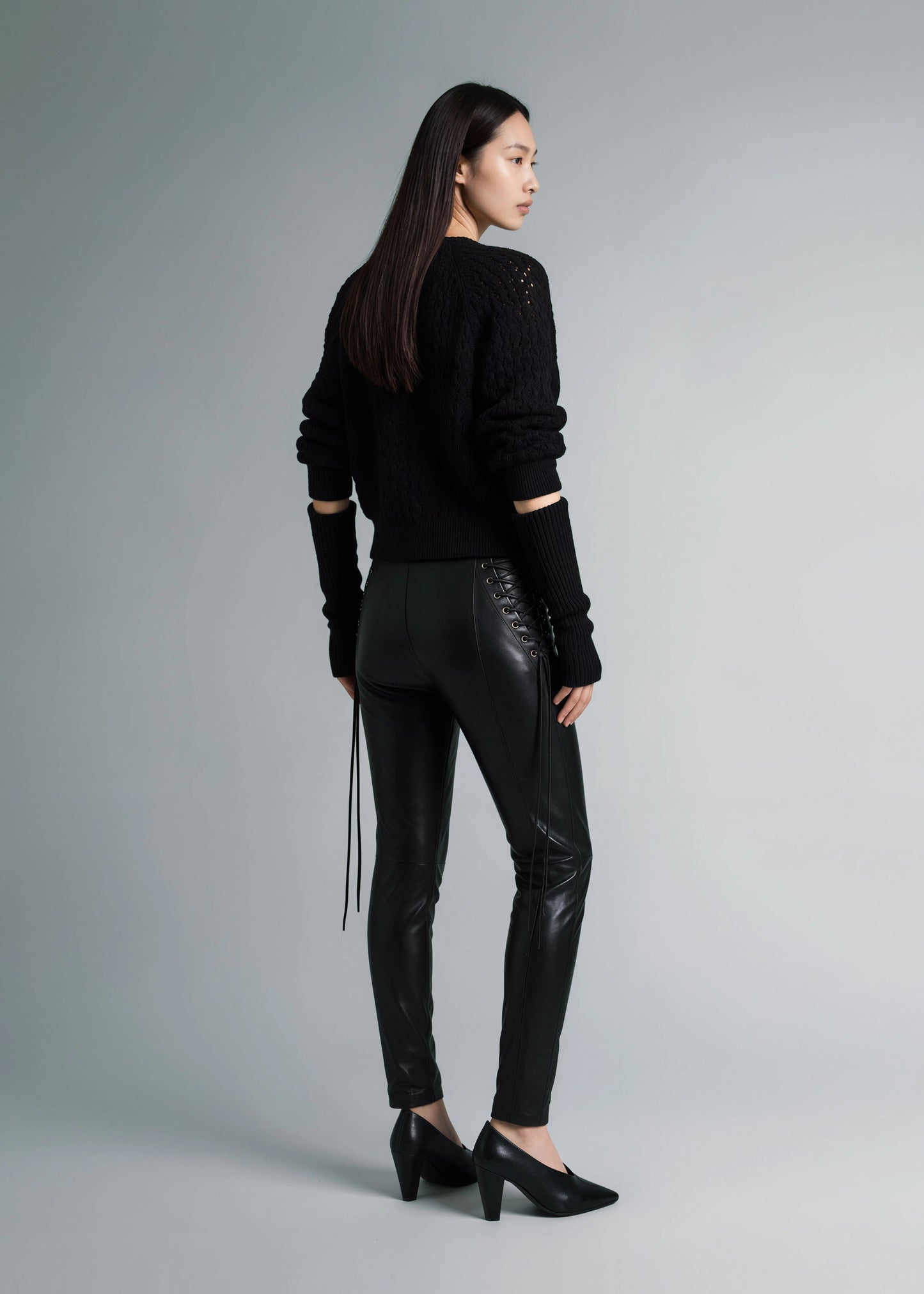 
                  
                    Sim stretch leather pants
                  
                